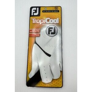 FootJoy TropiCool Men’s Summer Golf Glove Left Hand XL White New